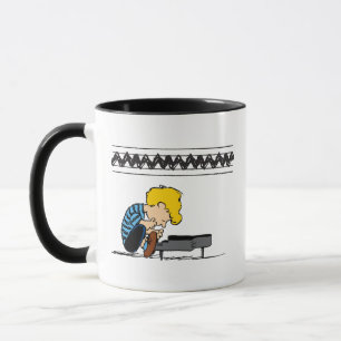 Schroeder Charlie Brown Music Mugg