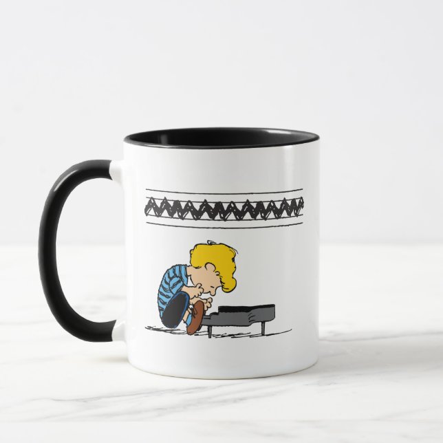 Schroeder Charlie Brown Music Mugg (Vänster)