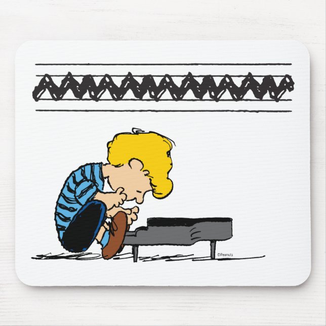 Schroeder Charlie Brown Music Musmatta (Framsidan)