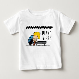 Schroeder Charlie Brown Music T Shirt