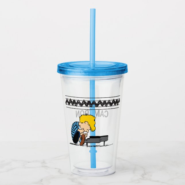 Schroeder Charlie Brown Music Take Away Mugg (Framsida)