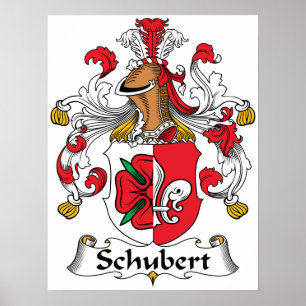 Schubert familjvapensköld poster