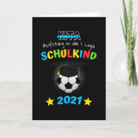 Schultyp 1. Klasse 2021 Einschulung Kind Fußball