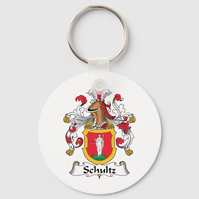 Schultz Family Crest Nyckelring (Framsida)