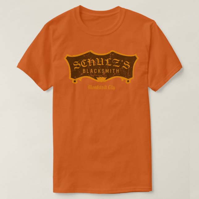 Schulzs Blacksmith T Shirt (Design framsida)