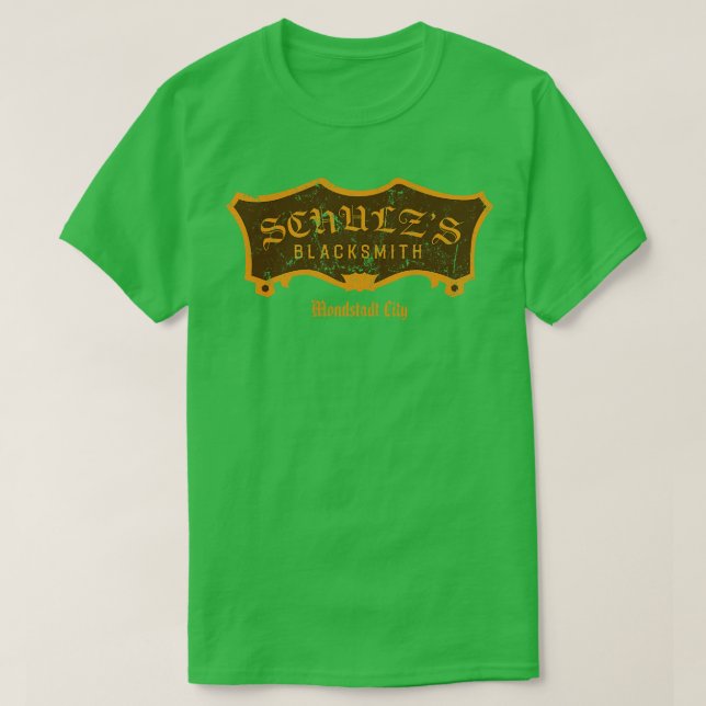 Schulzs Blacksmith T Shirt (Design framsida)