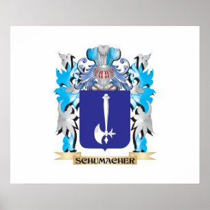 Schumacher vapensköld - familjvapensköld poster