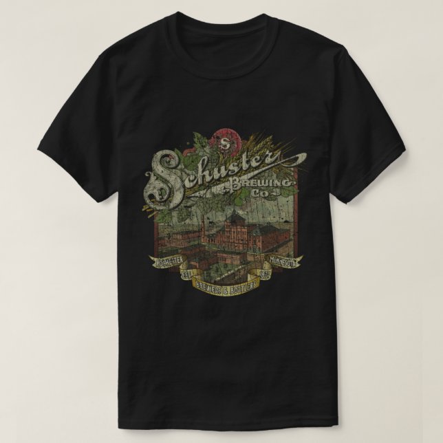 Schuster Brewing Co. 1871 T Shirt (Design framsida)