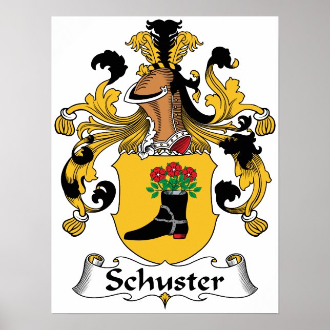 Schuster Family Crest Poster (Framsidan)