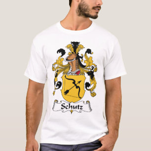 Schutz familjvapensköld tee shirt