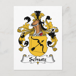 Schutz Family Crest Vykort
