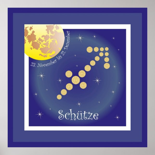 Schütze 23. November bis 21. DezMember Poster (Framsidan)