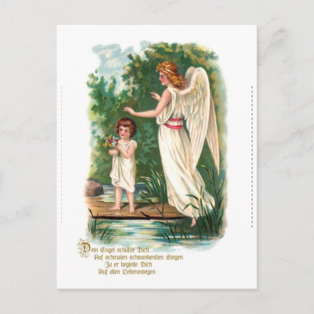 Schutzengel am Steg Vykort (Framsida)