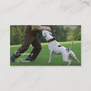 Schutzhund amerikanbulldogg visitkort