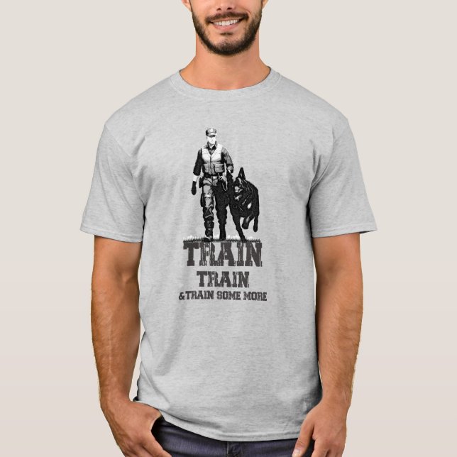 SCHUTZHUND FÄLT SHIRT T SHIRT (Framsida)