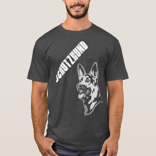 Schutzhund Protection hund in German Hund Training T Shirt