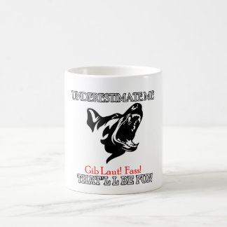 SCHUTZHUND TYSKLAND SHEPHERD TYMAN GSD BARK BITA MAGISK MUGG