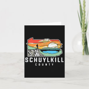 Schuylkill County Pennsylvania Nature Exdoor Hiki Kort