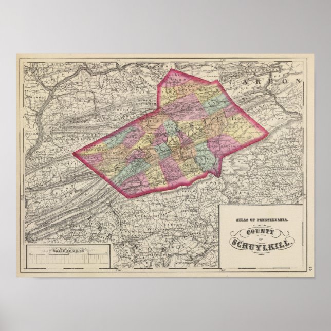 Schuylkill County Poster (Framsidan)