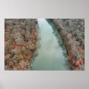 Schuylkill River Trail Fall Poster