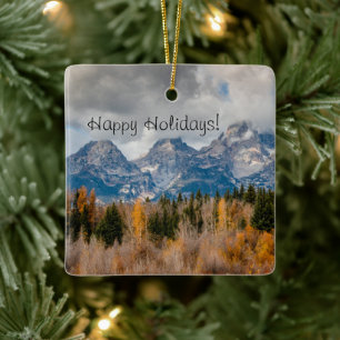 Schwabacher Landing Grand Teton nationalpark Julgransprydnad Keramik