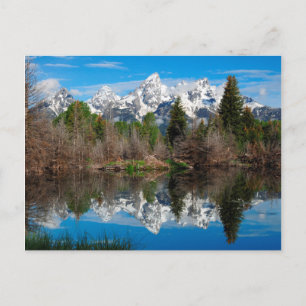 Schwabacher's Landing, Grand Teton Vykort