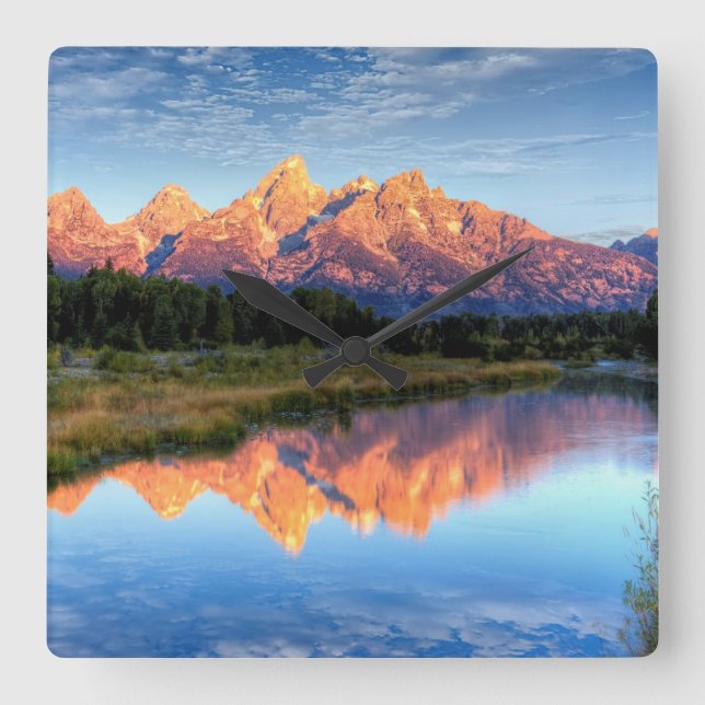 Schwabachers landning fyrkantig klocka (Framsida)