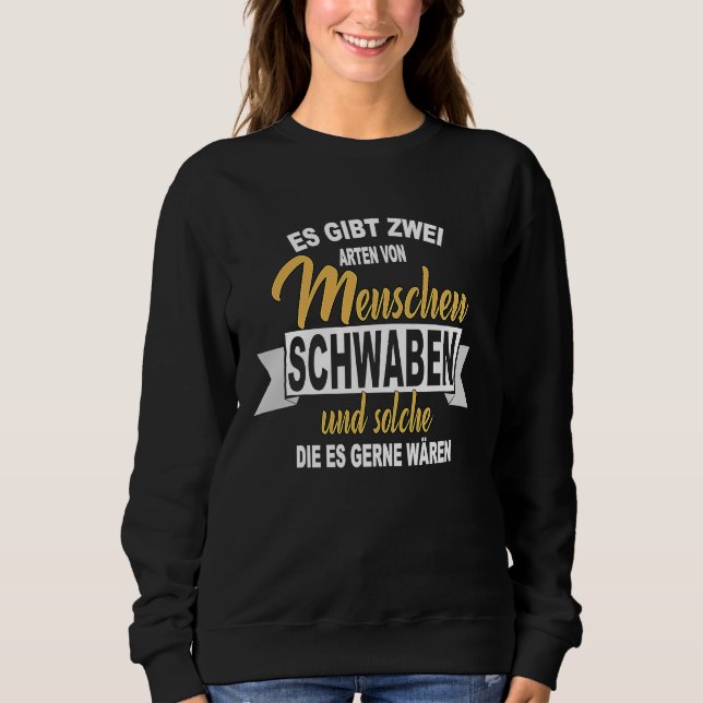 Schwabe Swabian  Saying T Shirt (Framsida)