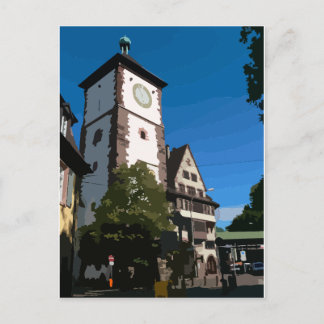 Schwabentor Freiburg Vykort