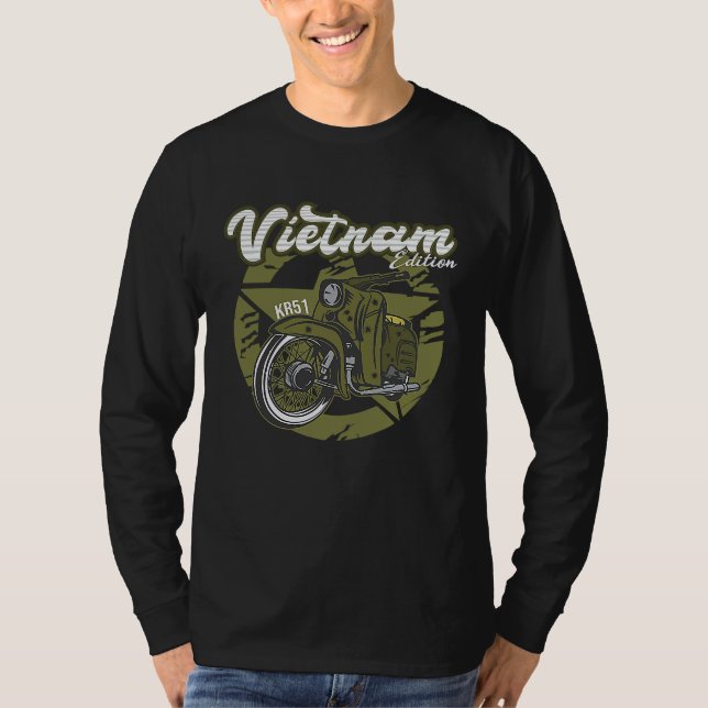 Schwalbe Vietnam East Block DDR Retro Nostalgia Dr T Shirt (Framsida)