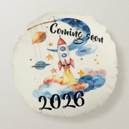 Schwangerschaft verkünden 2026 Rakete Weltraum  Rund Kudde