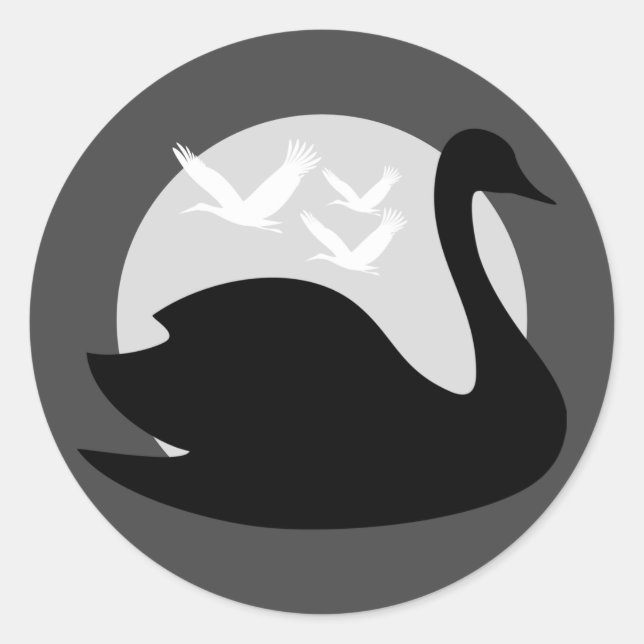 Schwanz-Risiko für Schwarzen Runt Klistermärke (Framsida)