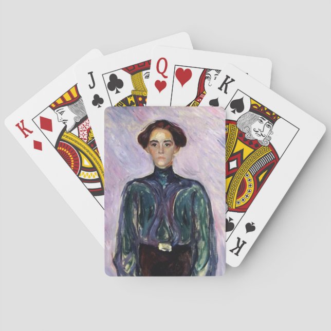 Schwarz (av Edvard Munch) Casinokort (Baksidan)