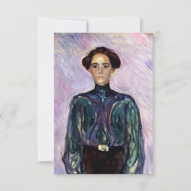 Schwarz (av Edvard Munch) Kort (Framsida)