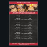 Schwarz, Rot Flygblad<br><div class="desc">Flyer in Schwarz Rot,  gut geeignet für Restaurants,  Essen-Lieferservice. Editieren Sie ihr Produkt einfach,  laden Sie ein Foto ihrer Wahl hoch und ergänzen Sie es durch ihren Text. Sie können die Schriftart,   Farbe und die Position individuell durch "weitere Personalisierung" auswählen.</div>