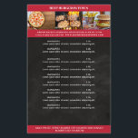 Schwarz, Rot Flygblad<br><div class="desc">Flyer i Schwarz Rot,  gut geeignet für Restaurants,  Essen-Lieferservice. Editieren Sie ihr Produkt einfach,  lastat Sie 3 Fotos ihrer Wahl hoch und ergänzen Sie es durch ihren Text. Sie können die Schriftart,  Farbe und die Position individuell durch "weitere Personalisierung" auswählen.</div>