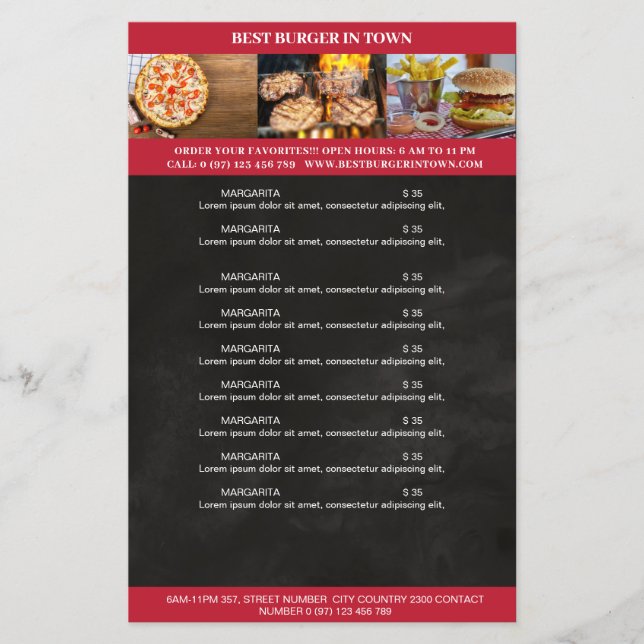 Schwarz, Rot Flygblad (Framsidan)