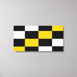 Schwarz-Weiss Kontrast Canvastryck