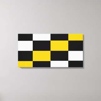 Schwarz-Weiss Kontrast Canvastryck