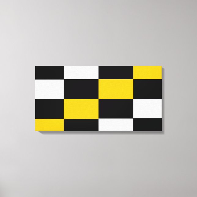 Schwarz-Weiss Kontrast Canvastryck (Framsida)