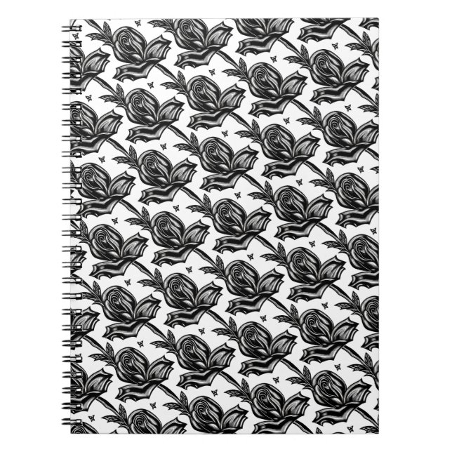 Schwarze Rosen Anteckningsbok (Framsidan)