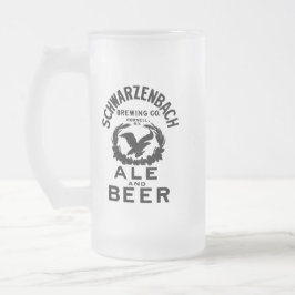 Schwarzenbach Brewing Co. Frosted Glass Mugg