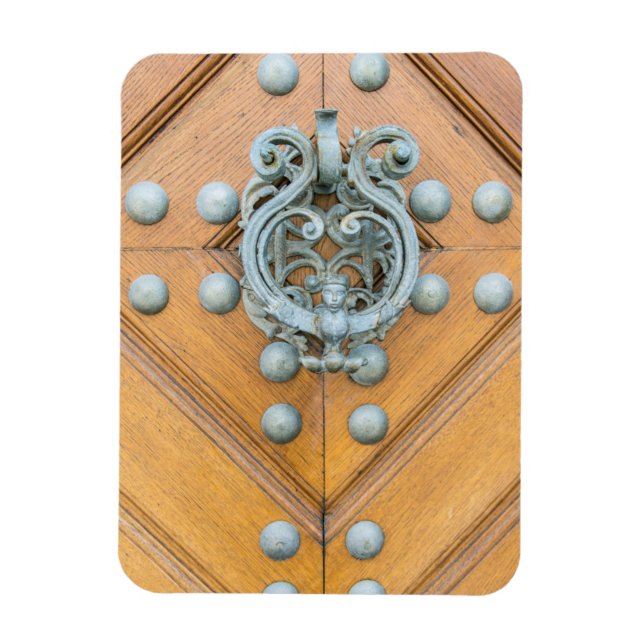 Schwarzenbersky Palace Door Knocker Magnet (Vertikal)