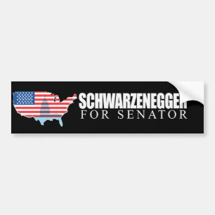 Schwarzenegger för senatoren 2010 bildekal