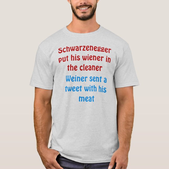 schwarzenegger satte hans wiener i det mer ren tröja (Framsida)