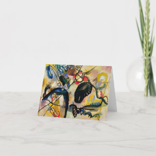 Schwarzer Fleck I av Wassily Kandinsky Tack Kort
