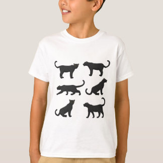 schwarzer Panther Auswahl Tee Shirt