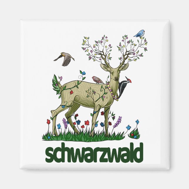schwarzwald - Black Forest Magnet (Framsidan)