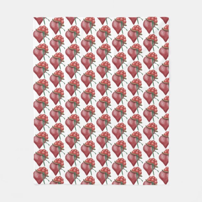 Schwarzwaldliebe Fleecefilt (Framsidan)