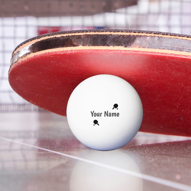 Schwarzweiss personalisiert pingisboll (Schwarzweiss personalisiert tischtennisball)
